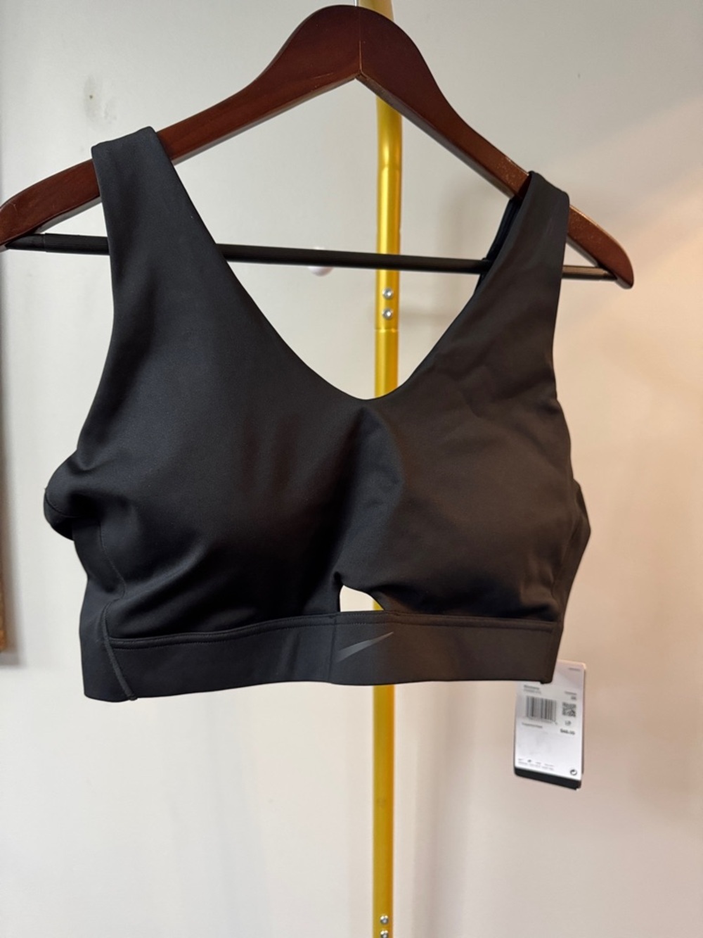 Nike Indy plus size Black Sports Bra with adjustable Straps NEW 2X